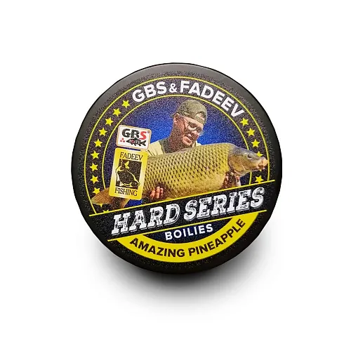 Бойлы варёные насадочные GBS vs Fadeev hard series Amaizing Pineapple 20 мм