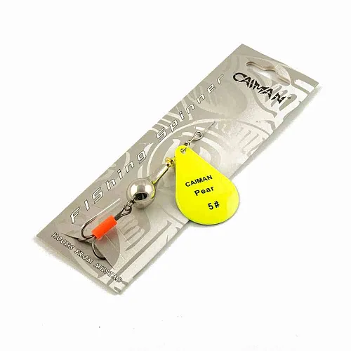 Блесна вращающаяся Caiman Pear 20гр #5 цвет CA92 (5шт в упак.)