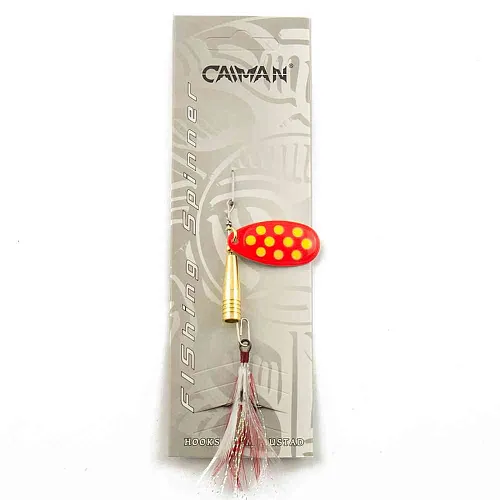 Блесна вращающаяся Caiman Pike killer classic 6гр #3 цвет CA105 (5шт в упак.)