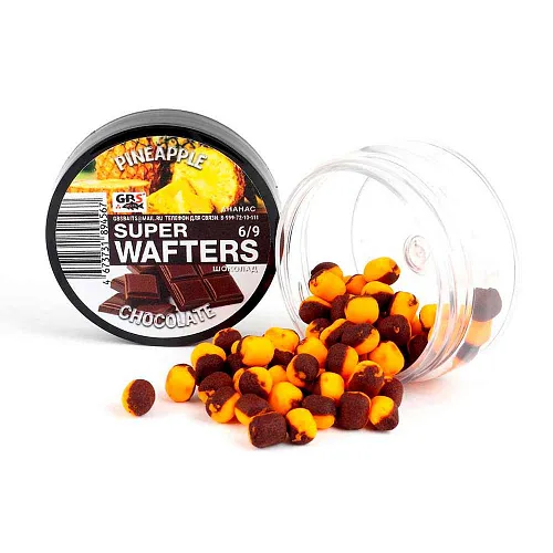 Бойлы нейтральной плавучести (Wafters) GBS Ананас Шоколад 6х9мм