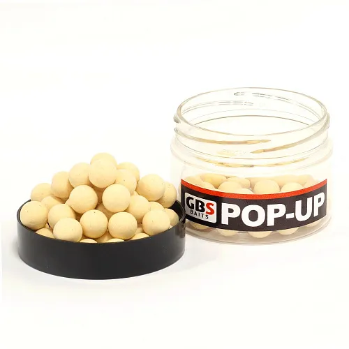 Бойлы GBS Baits Pop-up плавающие 10мм 40гр (уп. 6 шт) Milky Way Молоко