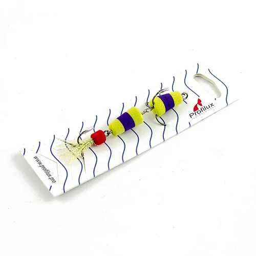 Мандула Profilux "Classic" 2Х цв 01 салатовый-фиолетовый-салатовый