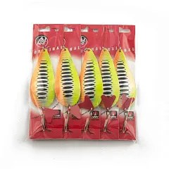 Блесна колеблющаяся HRT(Польша) Alga Бледный регги 38гр