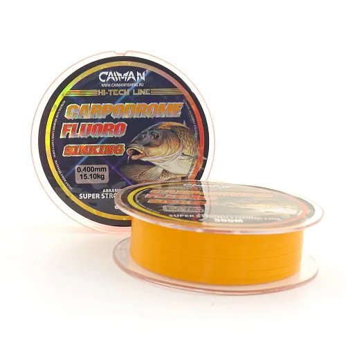 Леска Caiman Carpodrome Fluoro orange 300м 0,405мм
