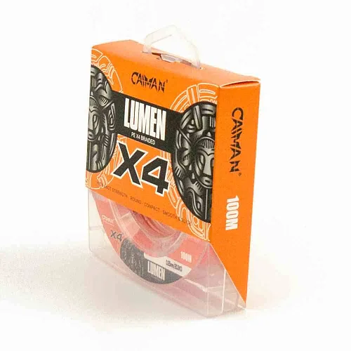 Шнур Caiman Lumen 100м 0,25мм оранжевый