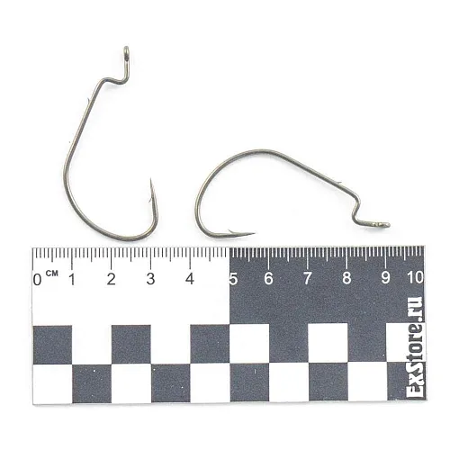 Крючки офсетные Caiman Worm 1 Slice Teflon №4/0 42401
