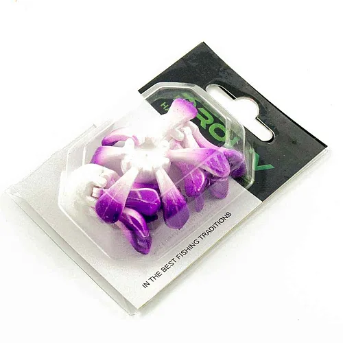 Поплавок зимний Proliv "Ромашка" 6 лепестков 1,4 гр (фиолетовый) отгрузка 2-2,5 гр (3 шт. в упак)
