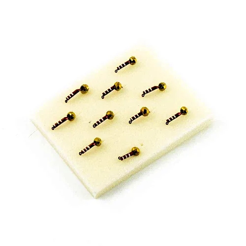 Мормышка вольфрамовая Мастив Безнасадка 1,5 вишневый, гр шарик 0,2гр (золото)