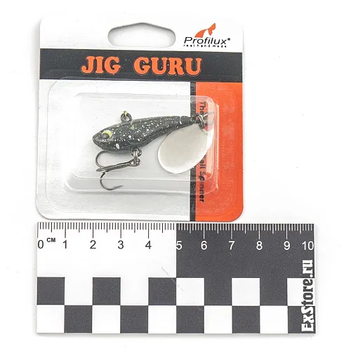 Джиг-блесна Profilux Тэйл-Спиннер 18гр цв. 324 (Черный)