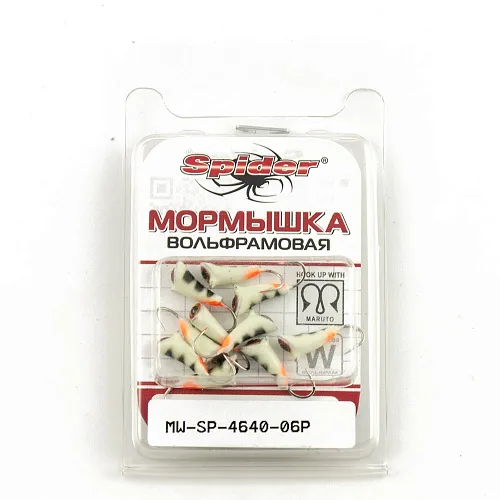 Мормышка вольфрамовая Spider Банан Fox с ушком 4 мм 0,80гр 06Р