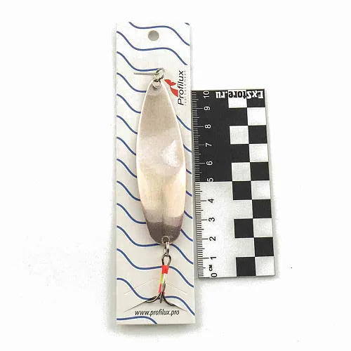 Блесна колеблющаяся Profilux Кобра 23гр цв. 01-к серебро-красный (5 шт в упак.)