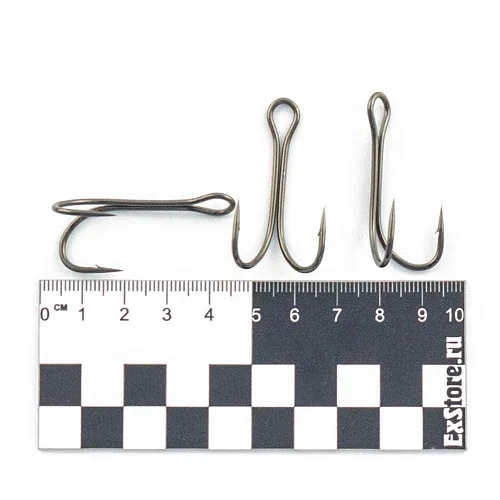 Крючки двойники Caiman Hollow Frog №3/0 (50 шт в упак.) 10201