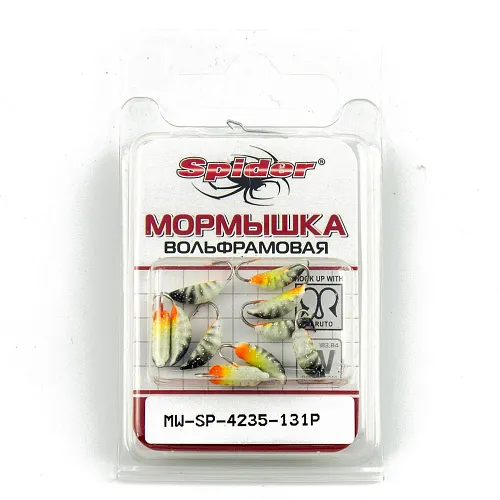 Мормышка вольфрамовая Spider Опарыш с ушком 3,5 мм 0,71 гр 131Р