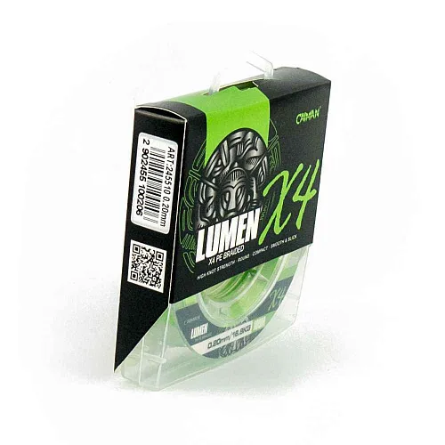 Шнур Caiman Lumen 100м 0,20мм зеленый