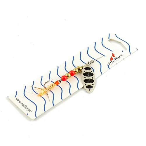 Блесна вращающаяся Profilux Лонг2 5гр цв. 01-м серебро матовое (5 шт в упак.)