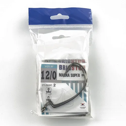 Крючок офсетный Brigston Magna Super №12/0 ( уп. 2 шт.)