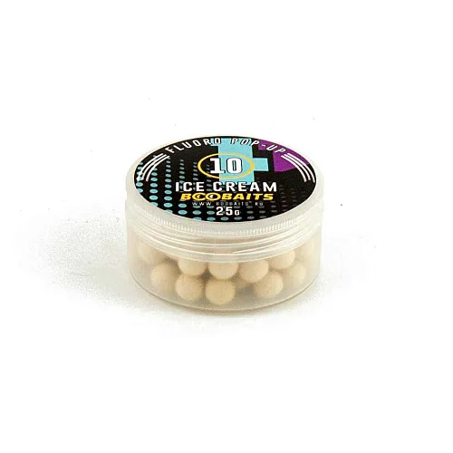 Бойлы Pop up BOO Baits 10мм Пломбир 25гр банка