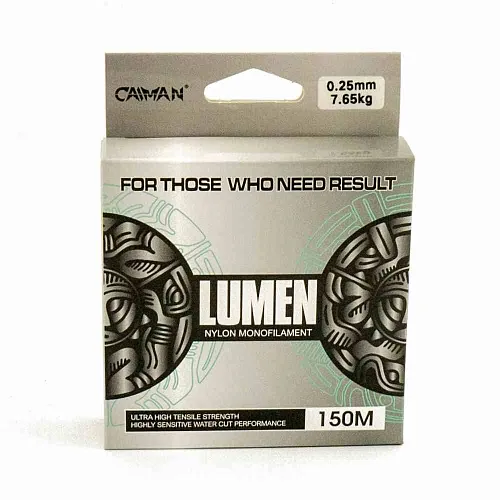 Леска Caiman Lumen 150м 0,25 мм прозрачная