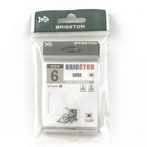 Крючок Brigston Sode BN № 6 ( уп. 10 шт.)