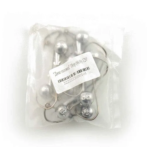 Джиг головка IVVA крючок 6/0 18гр 120 градусов (10 шт. в упак.)