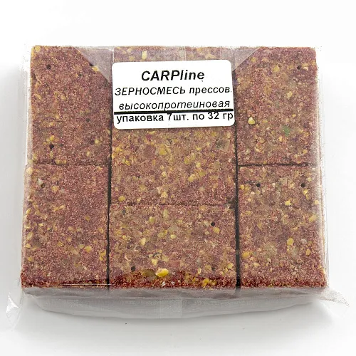 Протеин-кубик Carpline 32 гр (7шт в упак.) с добавл. (Красный)