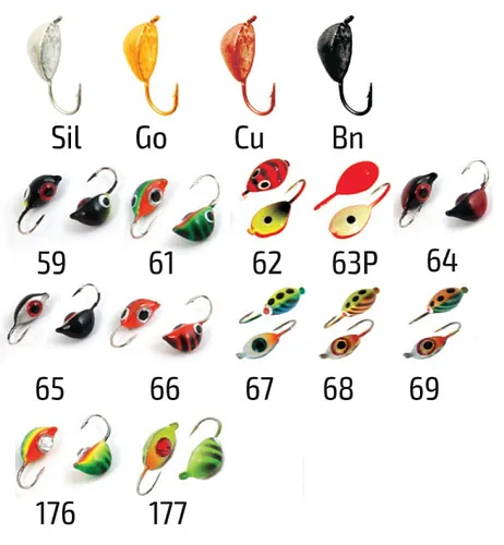 Мормышка вольфрамовая Spider Мидия с ушком краш. 4,0 мм 1 гр 176 с камнем