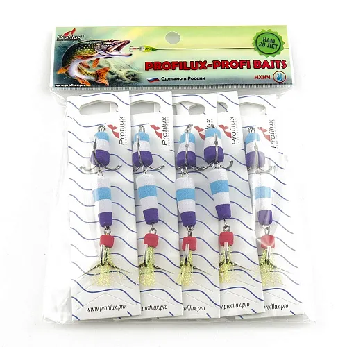 Мандула Profilux "Classic" 2ХL цв 04 васильковый-белый-фиолетовый