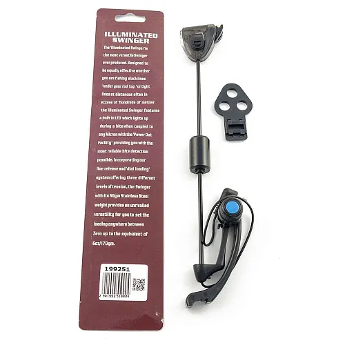 Свингер Caiman 199251 чёрный с синей подсветкой в блистере