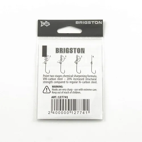 Крючок Brigston AJi Red № 7 ( уп. 8 шт.)