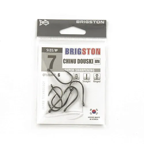 Крючок Brigston Chinu Douski BN № 7 ( уп. 6 шт.)