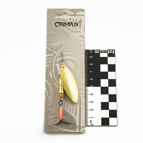 Блесна вращающаяся Caiman Longy classic 10гр #3 цвет CA03 (5шт в упак.)