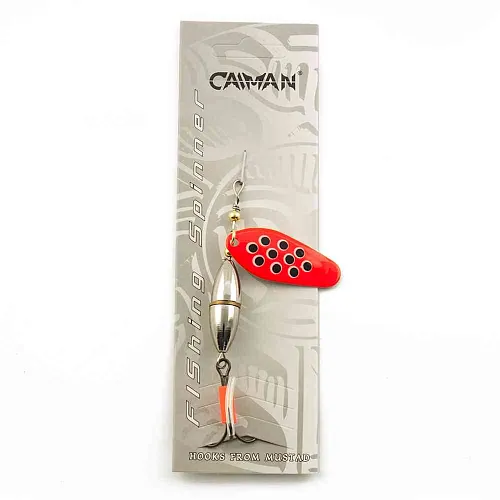 Блесна вращающаяся Caiman Oval core 20гр #6 цвет CA23 (5шт в упак.)