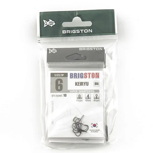 Крючок Brigston Keiryu BN № 6 ( уп. 10 шт.)