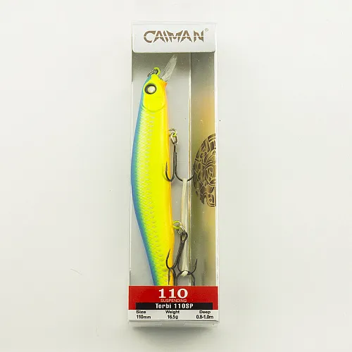 Воблер Caiman Torbi 110SP 16,5g 0,8-1м цвет СМ08