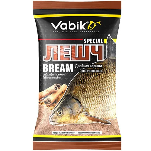 Прикормка Vabik Special 1 кг (в упак. 10 шт.) Лещ двойная корица