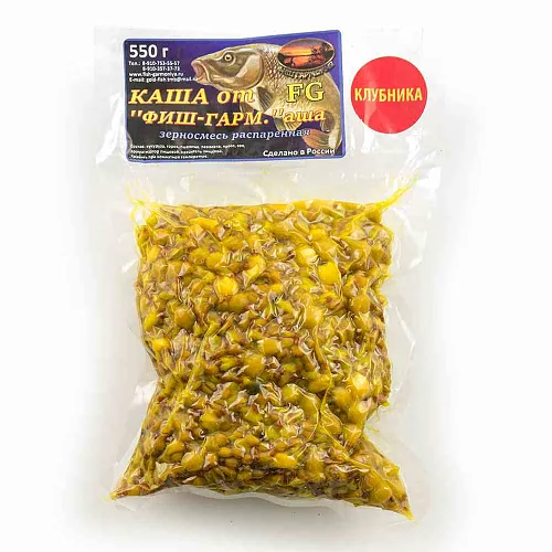 Зерновая смесь Magic (вакуум) КЛУБНИКА (550 гр) Кукуруза, горох,пшеница.перловка,просо,соя