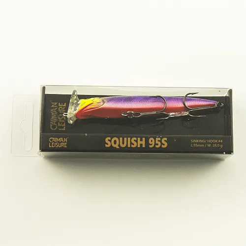 Воблер Caiman Squish 95S 28g sinking цвет СA04