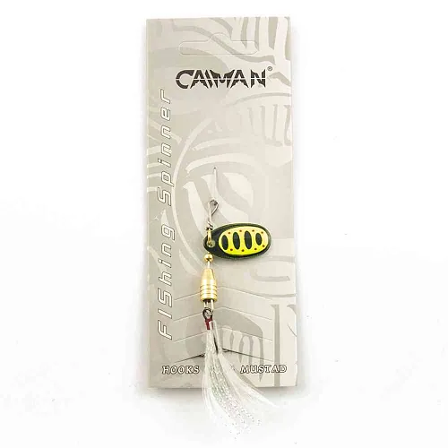 Блесна вращающаяся Caiman Pike killer classic 3гр #1 цвет CA21 (5шт в упак.)