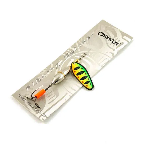 Блесна вращающаяся Caiman Oval core 20гр #6 цвет CA17 (5шт в упак.)