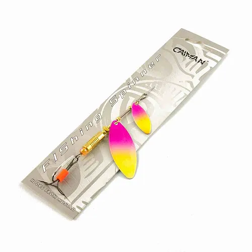 Блесна вращающаяся Caiman Longy Tandem 10гр #3 цвет CA25 (5шт в упак.)