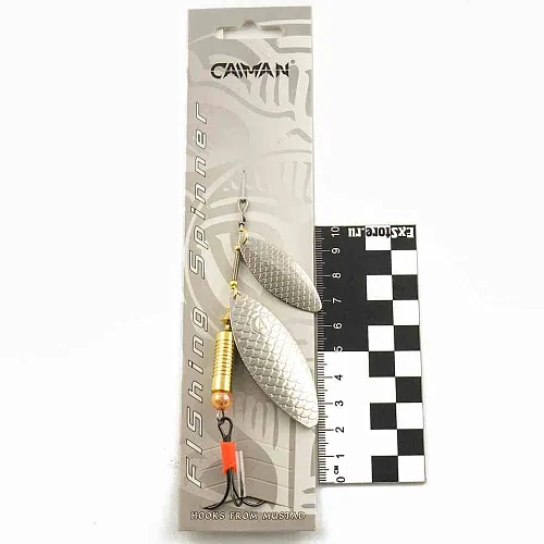 Блесна вращающаяся Caiman Longy Tandem 16гр #4 цвет CA02 (5шт в упак.)