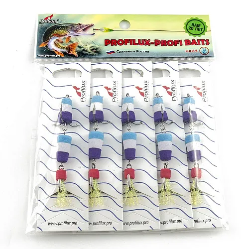 Мандула Profilux "Classic" 2Х цв 04 васильковый-белый-фиолетовый