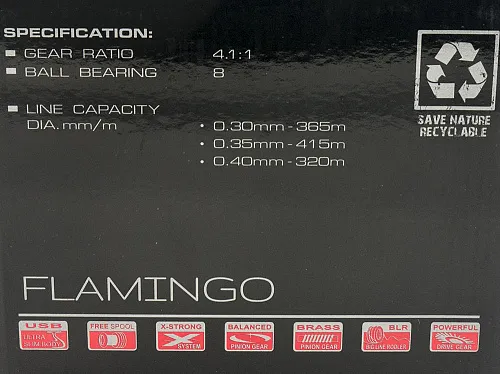 Катушка карповая Flamingo Stalker 8000