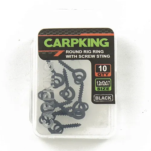 Винт для клепления бойла с кольцом Carpking CK9202 #1.2X12Х3,7 (10шт в упак)