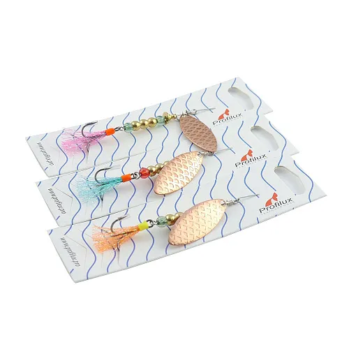 Блесна вращающаяся Profilux Лонги 12гр цв. 003 медь (5 шт в упак.)