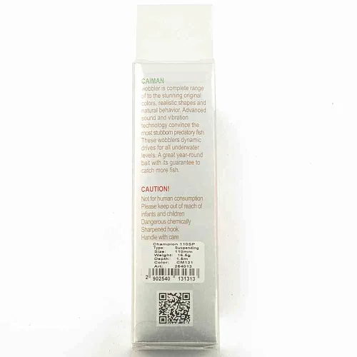 Воблер Caiman Champion 110SP 16,5g 1,5м цвет СМ131