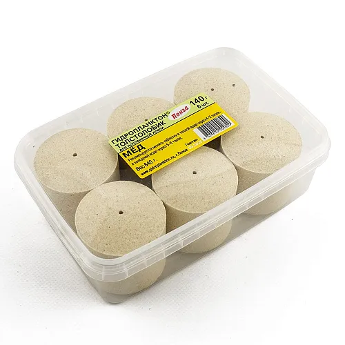 Гидропланктон Толстолобик 140г в контейнере 6 табл (Мед)