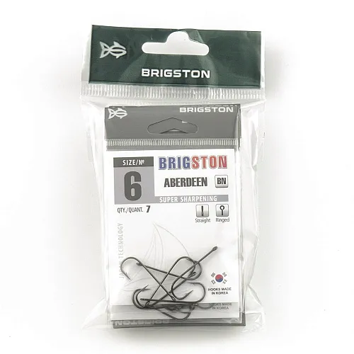 Крючок Brigston Aberdeen BN № 6 ( уп. 7 шт.)