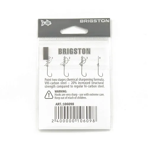 Крючок Brigston Sode BN №10 ( уп. 9 шт.)