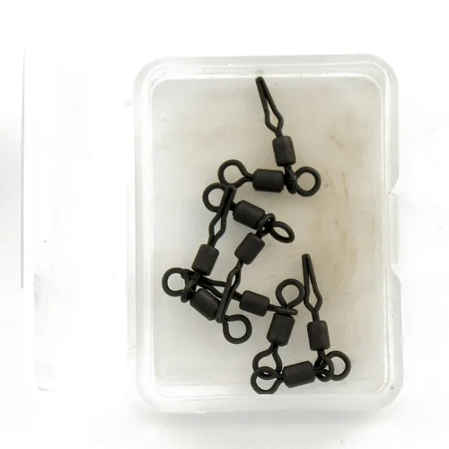 Вертлюг двойной с клипсой Carpking CK9215-0708 #7X8 (5шт в упак)